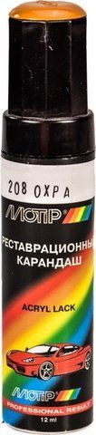 Реставраційний олівець Motip Охра 208 для ВАЗ 208 фото