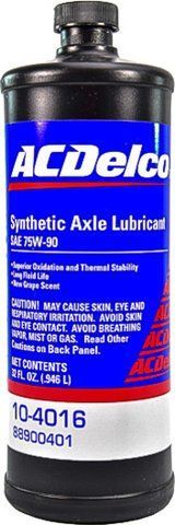ACDelco Axle Lubricant GL-5 75W-90, 1 л (104016) синтетическое трансмиссионное масло фото