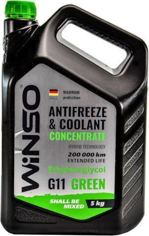 Winso G11 зеленый, 5 л (881010) концентрат антифриза фото