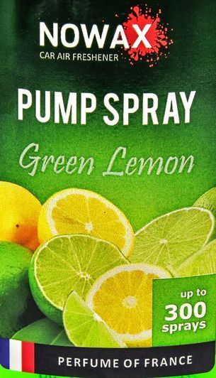 Ароматизатор Nowax Pump Spray Green Lemon 75 мл фото