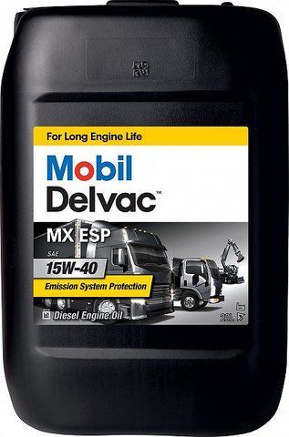 Mobil Delvac MX ESP 15W-40, 20 л (153851) моторна олива фото