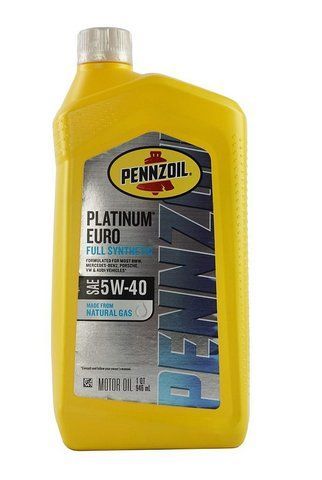 Pennzoil Platinum Euro 5W-40, 0,946 л (550040834) моторное масло фото