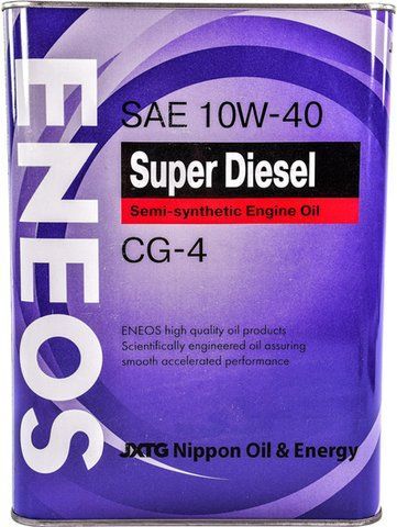 Eneos Super Diesel CG-4 10W-40 4 л, моторна олива фото