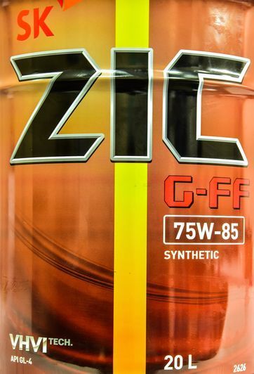 ZIC G-FF GL-4 75W-85, 20 л (192626) синтетическое трансмиссионное масло фото