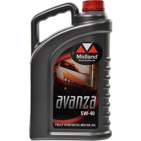 Midland Avanza 5W-40 4 л, (18) моторное масло фото