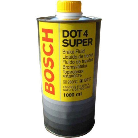 Bosch Super DOT 4, 1 л (1987479021) гальмівна рідина металева тара фото