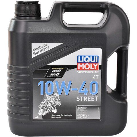 Liqui Moly Motorbike 4T Street 10W-40, 4 л (7512) моторное масло 4T фото