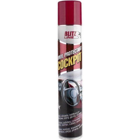 Поліроль для салону Blitz Line Vinyl Protectant Cockpit з матовим ефектом вишня 400 мл 28464 фото