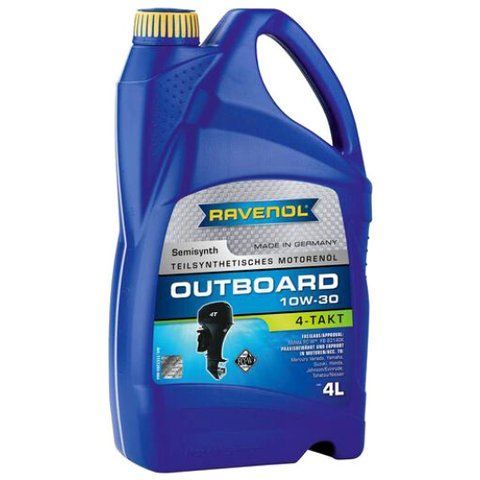 Ravenol Outboard 10W-30, 4 л (1153203004) моторное масло 4T фото