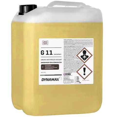 Dynamax Cool G11 R желтый, 10 л (501732) концентрат антифриза фото