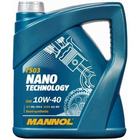 Mannol Nano Technology 10W-40 4 л, (MN7503-4) моторна олива фото