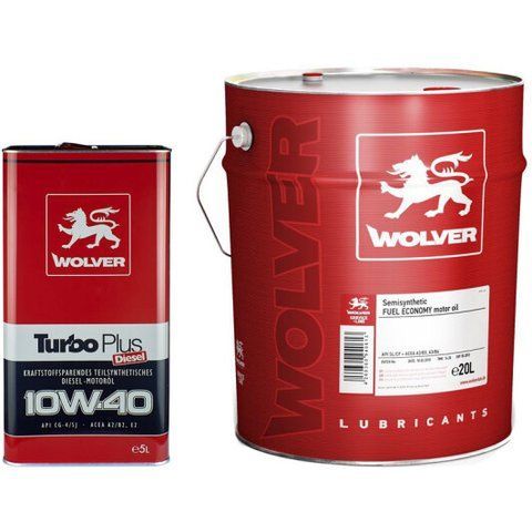 Wolver Turbo Plus 10W-40 5 л, моторное масло фото