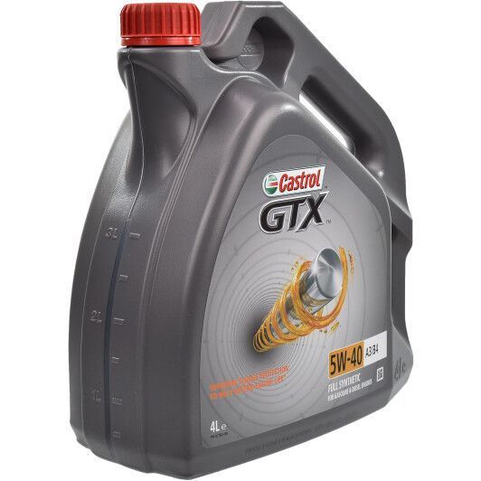 Castrol GTX A3/B4 5W-40, 4 л (15E62C) моторное масло фото