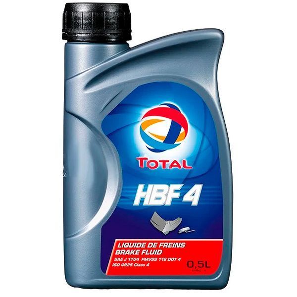 Total HBF 4 DOT 4, 0,5 л (181942) гальмівна рідина фото