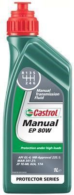 Castrol Manual EP 80W, 1 л (154F44) трансмиссионное масло фото
