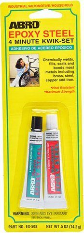 Клей ABRO Epoxy Steel 4-Minute Kwik-Set фото