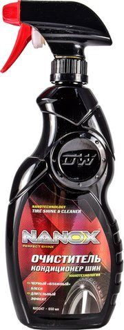Чернитель шин Nanox Nanotechnology Tire Shine & Cleaner NX5347 650 мл фото