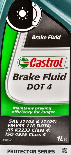 Castrol DOT 4, 1 л (15036B) тормозная жидкость фото