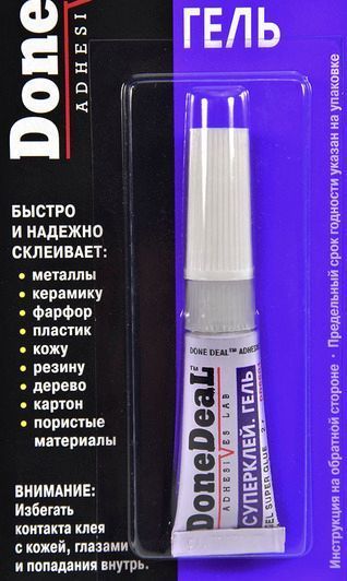 Клей DoneDeal Суперклей гель фото