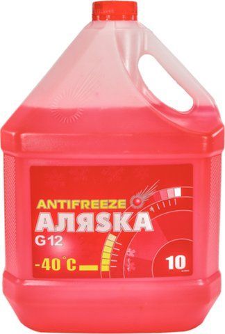Готовый антифриз АЛЯSКА G12 красный -40 &deg;C фото