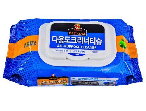 Серветки Bullsone Multi Purpose Cleaner tiss12993001 з нетканого матеріалу 70 шт фото