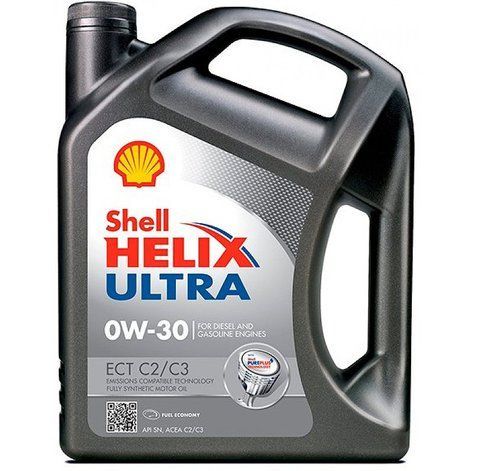 Shell Helix Ultra ECT C2/C3 0W-30, 5 л (550046307) моторна олива фото