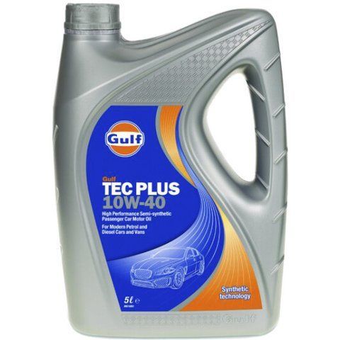 Gulf TEC Plus 10W-40 5 л, моторное масло фото