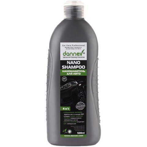 Автошампунь-поліроль концентрат Dannev Nano Shampoo фото