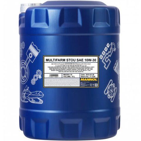 Mannol Multifarm STOU 10W-30, 10 л (MN2501-10) моторна олива фото