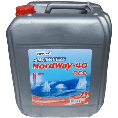Готовый антифриз МФК NordWay G12 красный -40 &deg;C фото