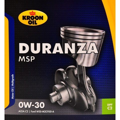 Kroon Oil Duranza MSP 0W-30 (1 л, 5 л) моторное масло фото