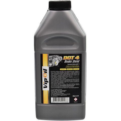 VIPOIL DOT 4, 0,5 л (332592) гальмівна рідина пластикова тара фото