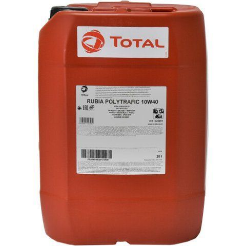Total Rubia Politrafic 10W-40 20 л, (149091) моторна олива фото