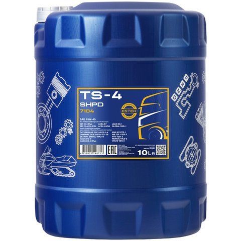 Mannol TS-4 SHPD Extra 15W-40, 10 л (MN7104-10) моторна олива фото