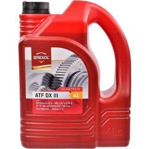 Brexol ATF DX III, 4 л синтетична трансмісійна олива фото