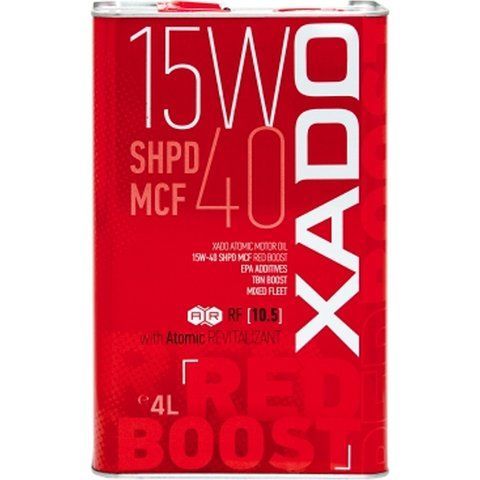 XADO Atomic Oil 15W-40 SHPD MCF Red Boost, 4 л (XA26213) моторна олива фото