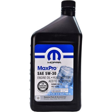Mopar MaxPro 5W-30 0,95 л, (68218920AB) моторное масло фото