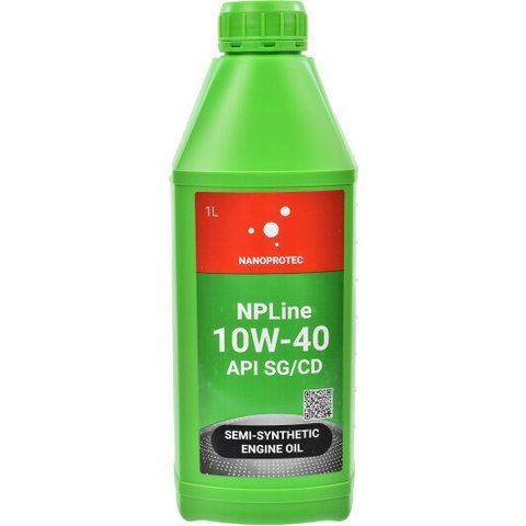 Nanoprotec NPLine SG/CD 10W-40 1 л, (NL2204601) моторное масло фото