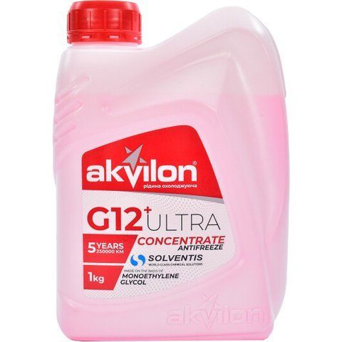 Akvilon Ultra G12+ красный, 1 л концентрат антифриза фото