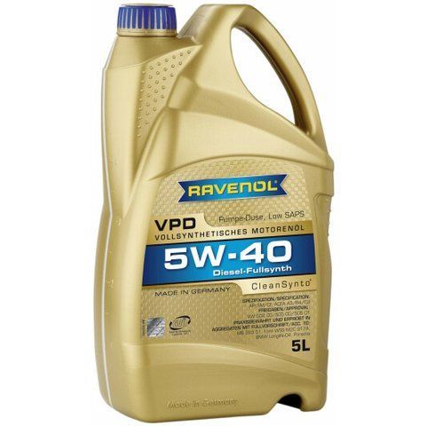 Ravenol VPD 5W-40 5 л, (11111315) моторное масло фото