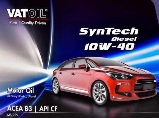 Vatoil SynTech Diesel 10W-40 4 л, (50232) моторна олива фото