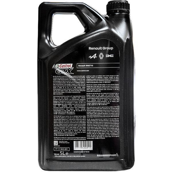 Castrol Logo Reno RN710 5W-40 5 л, (15CFCC) моторное масло фото