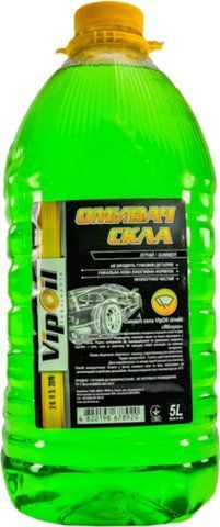 Омыватель VIPOIL летний -5&deg;С яблоко 5 л, (218042) фото