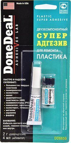 Клей DoneDeal Двухкомпонентный суперадгезив фото