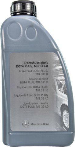 Mercedes-Benz DOT 4+, 1 л гальмівна рідина фото