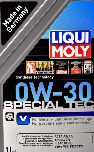 Liqui Moly Special Tec V 0W-30 1 л, (2852) моторное масло фото