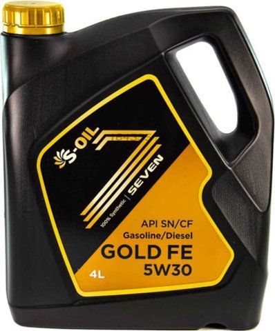 S-Oil Seven Gold FE 5W-30 4 л, (sgfe5304) моторна олива фото
