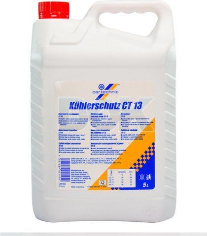 Cartechnic G13 красный, 5 л концентрат антифриза фото