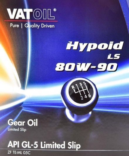 Vatoil Hypoid LS GL-5 80W-90, 1 л (50169) минеральное трансмиссионное масло фото
