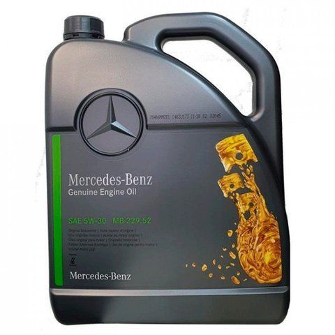 Mercedes-Benz PKW-Synthetic MB 229.52 5W-30 5 л, моторное масло фото